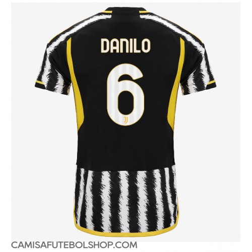 Camisa de time de futebol Juventus Danilo Luiz #6 Replicas 1º Equipamento 2023-24 Manga Curta